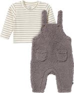 Modern Moments™ by Gerber Microplush Overall & Shirt Set