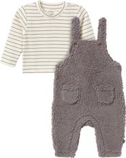 Modern Moments™ by Gerber Microplush Overall & Shirt Set