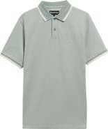 Barbour Barnard Contrast Collar Cotton Piqué Polo