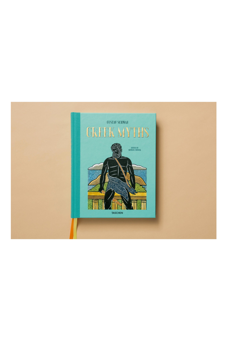 Greek Myths Book, Alternate, color, Turquoise
