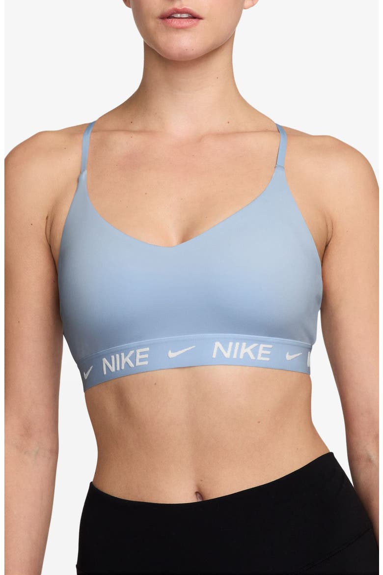 Indy Light Support Padded Adjustable Sports Bra, Main, color, HYDROGEN BLUE