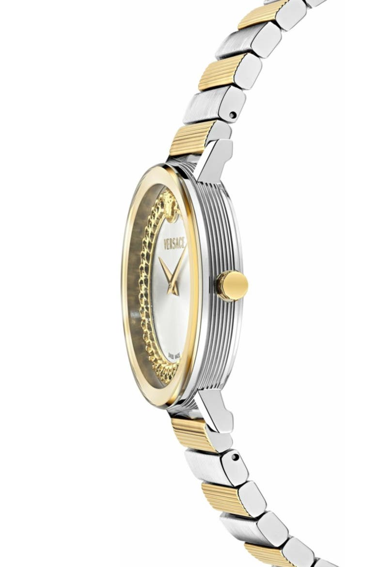 V-Libra Two-Tone Bracelet Watch, 35mm, Alternate, color, IP TWO TONE SILVER
