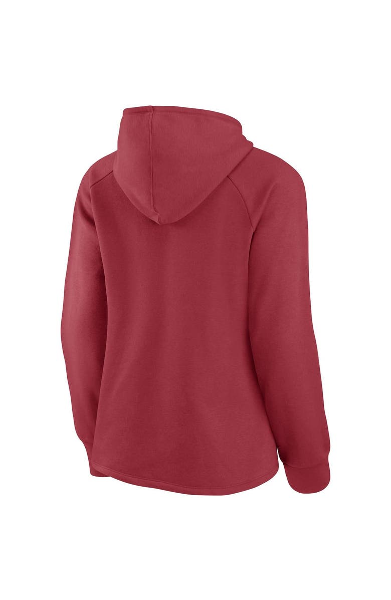 FANATICS Women's Fanatics Branded Cardinal Arizona Cardinals First Contact Raglan Pullover Hoodie, Alternate, color, 