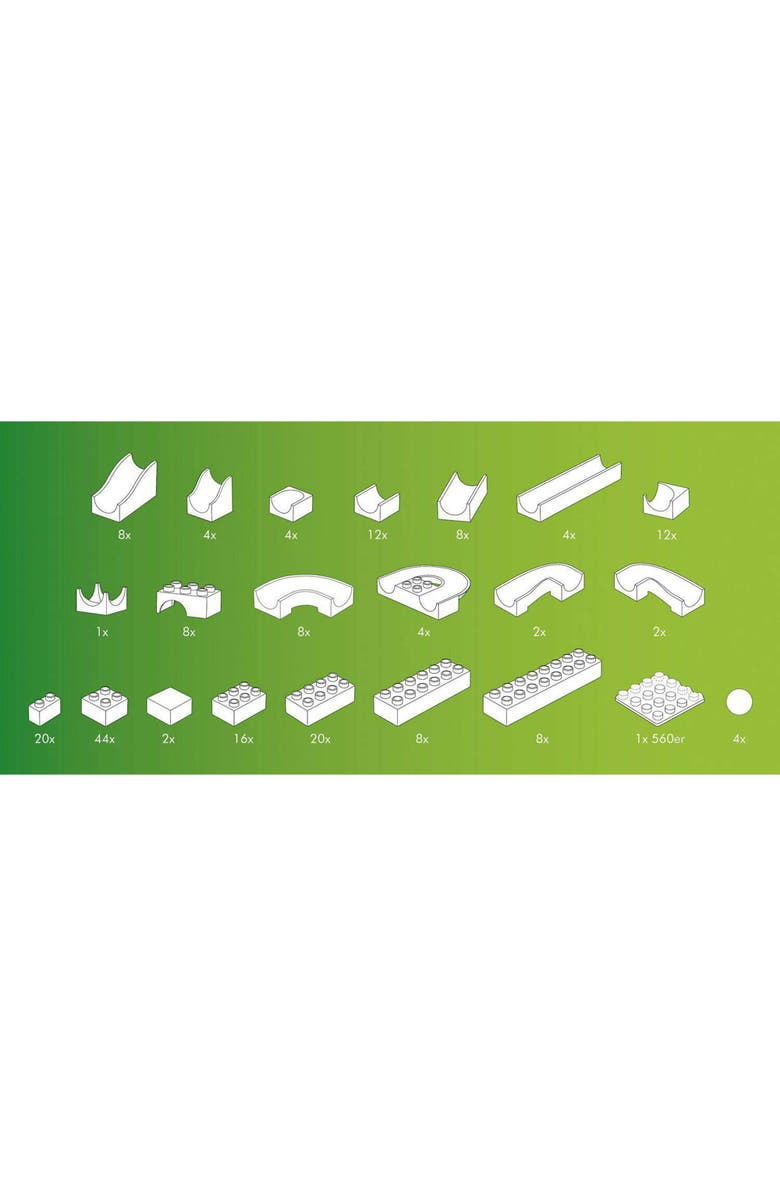 Hubelino Marble Run - 200-Piece Big Building Box - The Original! Made in Germany! - Certified and Award-Winning Marble Run - 100% Compatible with Other Building Sets, Alternate, color, Multi