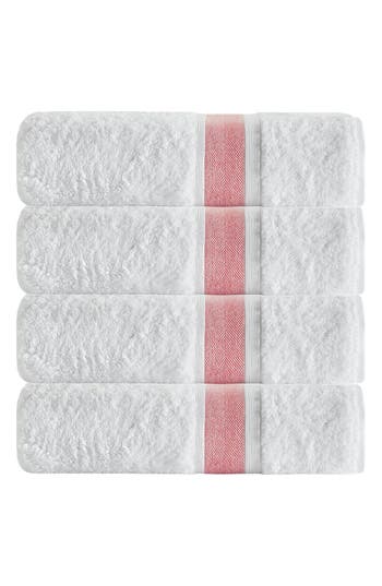 Depera Unique 4-piece Turkish Cotton Bath Towels In Gray