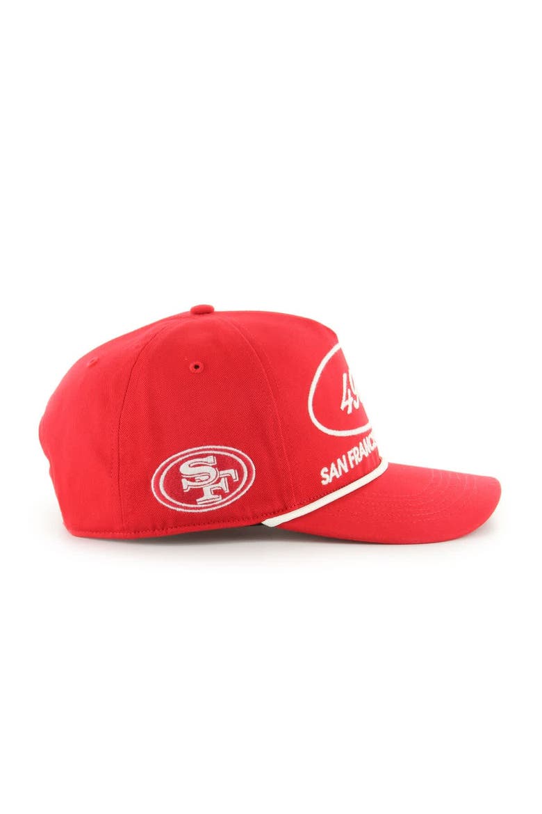 Men's '47 Scarlet San Francisco 49ers Foundational Hitch Adjustable Hat, Alternate, color, Scarlet