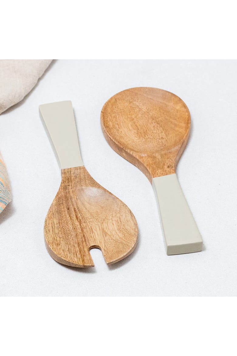 Madras Short Serving Set, Alternate, color, Taupe