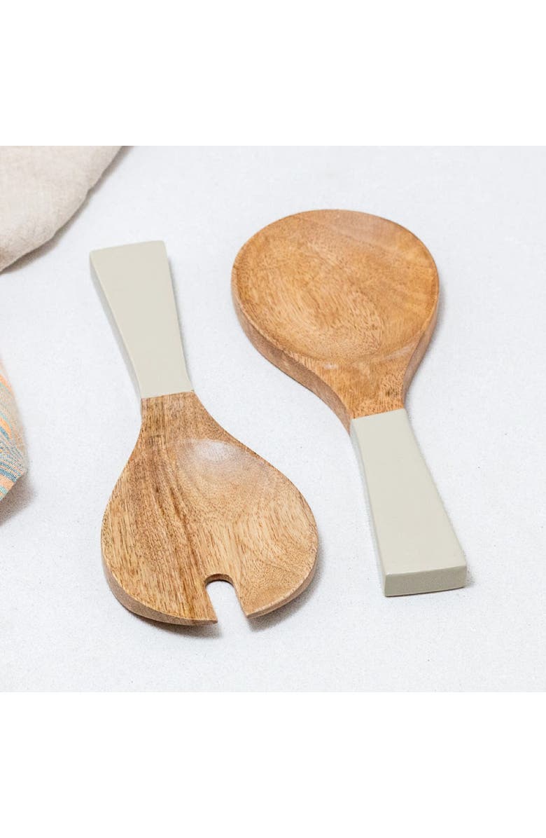 Be Home Madras Short Serving Set, Alternate, color, Taupe