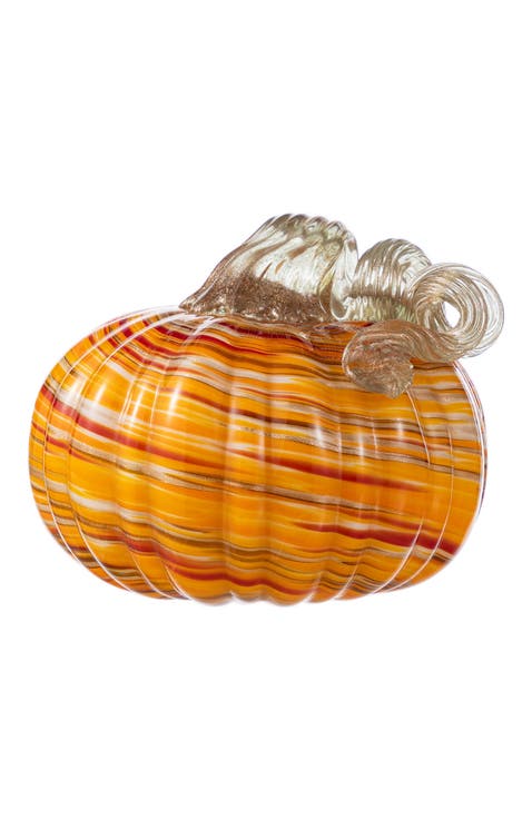 Fall Multi-Style Small Glass Pumpkins