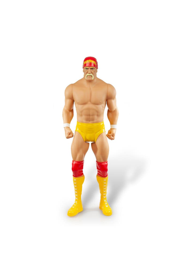 WWE Hulk Hogan Action Figure | Giant Sized Wrestler Great for Kids | 31" Tall, Main, color, Multi-Color