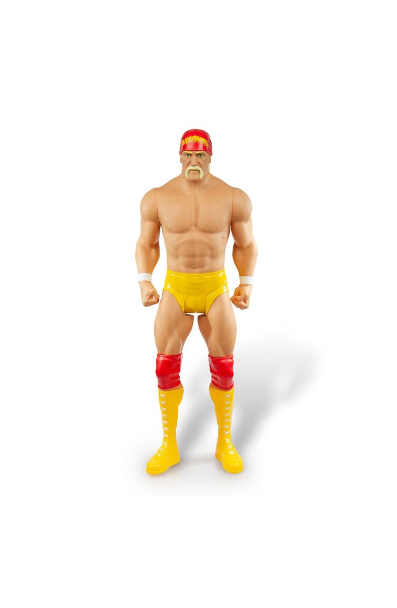 Toynk WWE Hulk Hogan Action Figure | Giant Sized Wrestler Great for Kids | 31" Tall, Main, color, Multi-Color