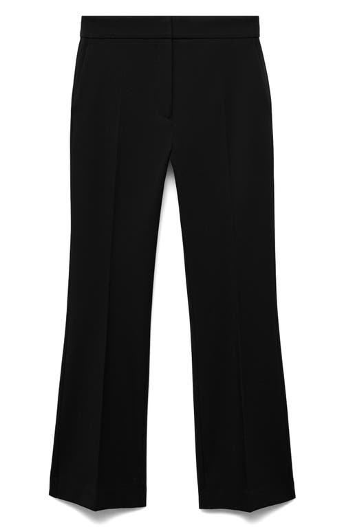 Shop Mango Flare Pants In Black
