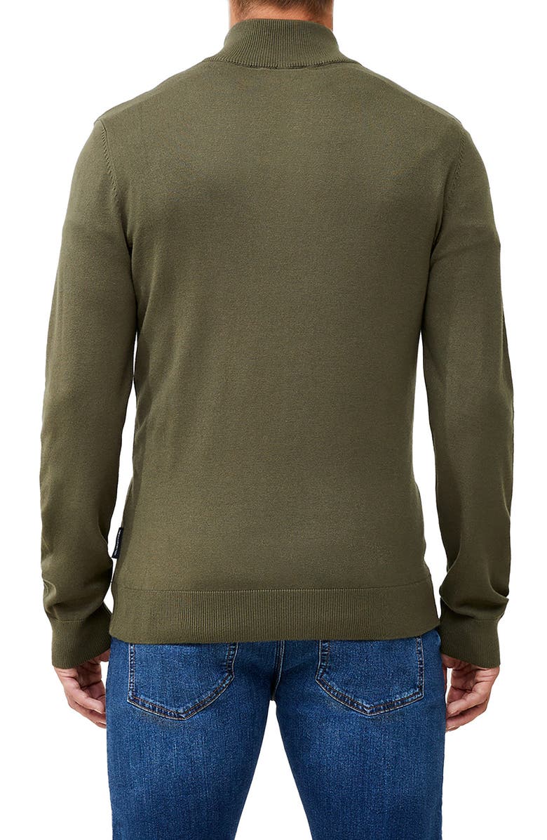 French Connection Quarter Zip Sweater, Alternate, color,