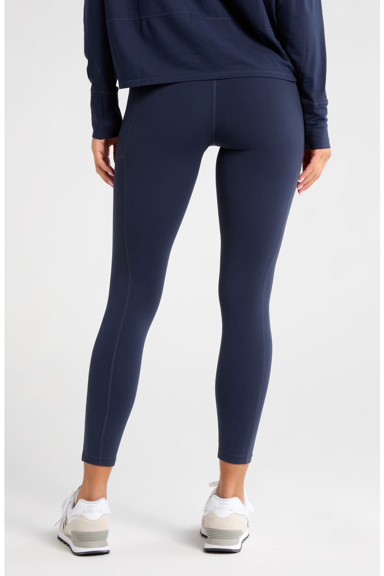 Studio Luxe High Waist Pocket 7/8 Leggings, Alternate, color, NAVY SAPPHIRE