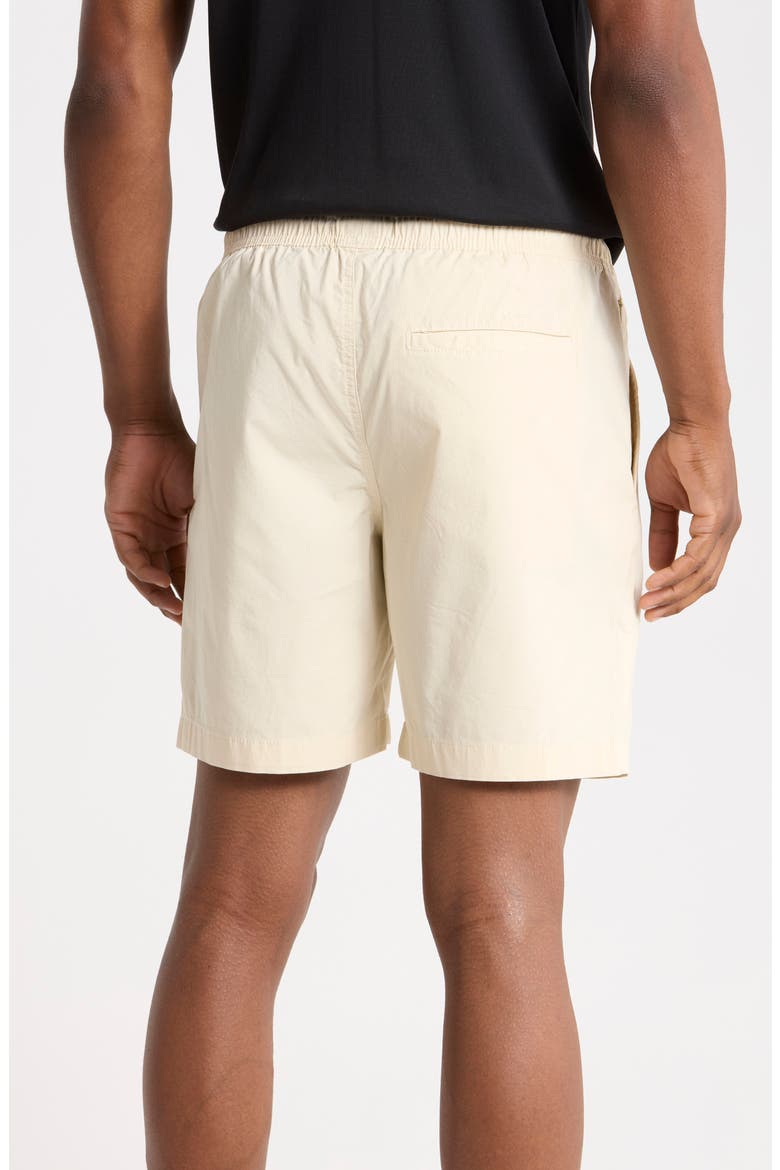 Solid Pull On Shorts, Alternate, color, BEIGE
