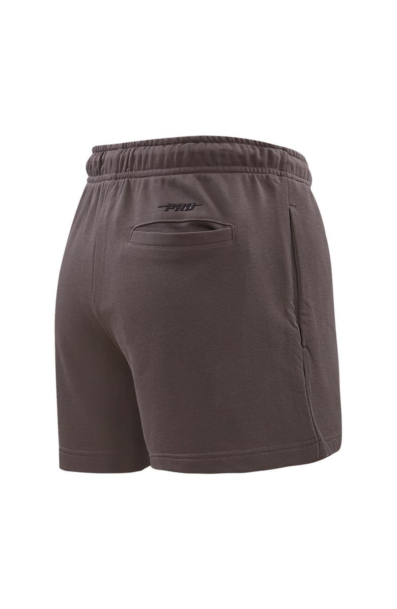 PRO STANDARD Women's Pro Standard Brown Houston Astros Neutral Fleece Shorts, Alternate, color, 