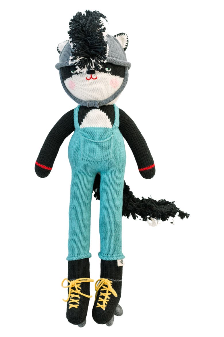 Reed Doll & Beanie Set, Alternate, color, BLACK