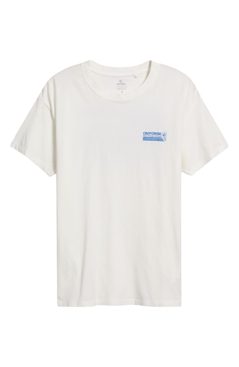 Rip Curl Ocean Break Relaxed Graphic T-Shirt, Alternate, color, California Bone