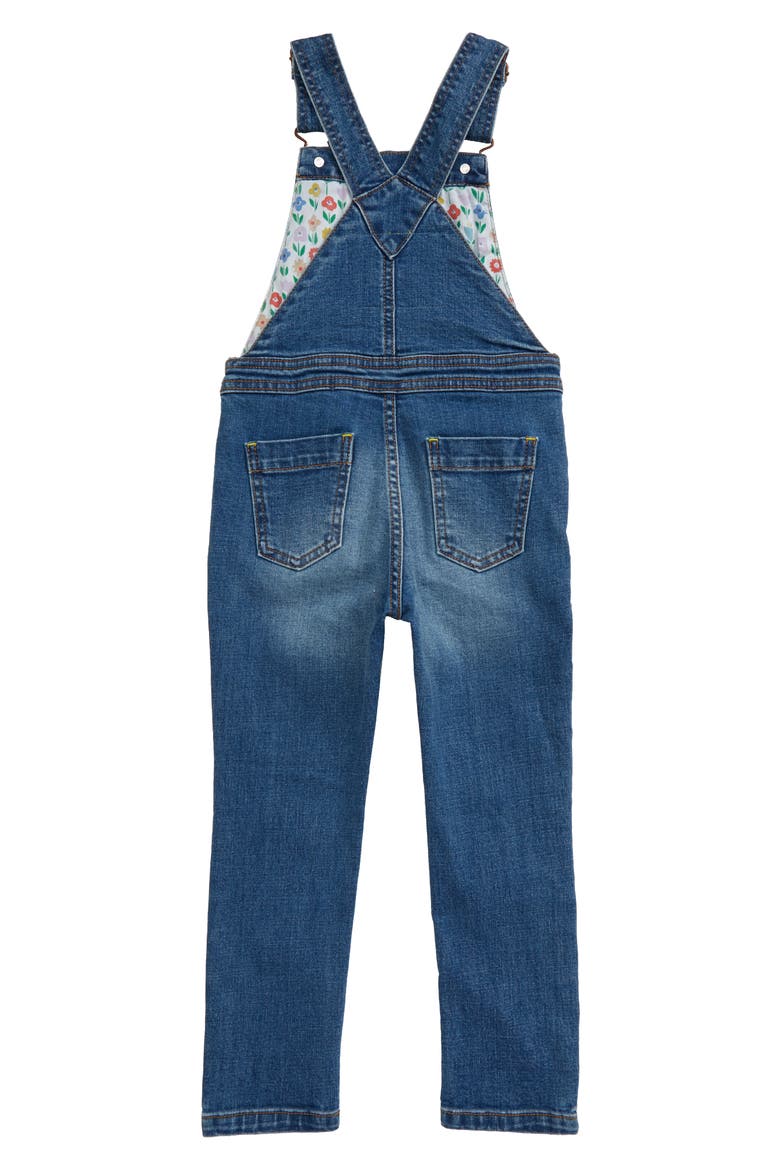 Fun Denim Overalls, Alternate, color, LIGHT VNTGE DENIM RAINBOW