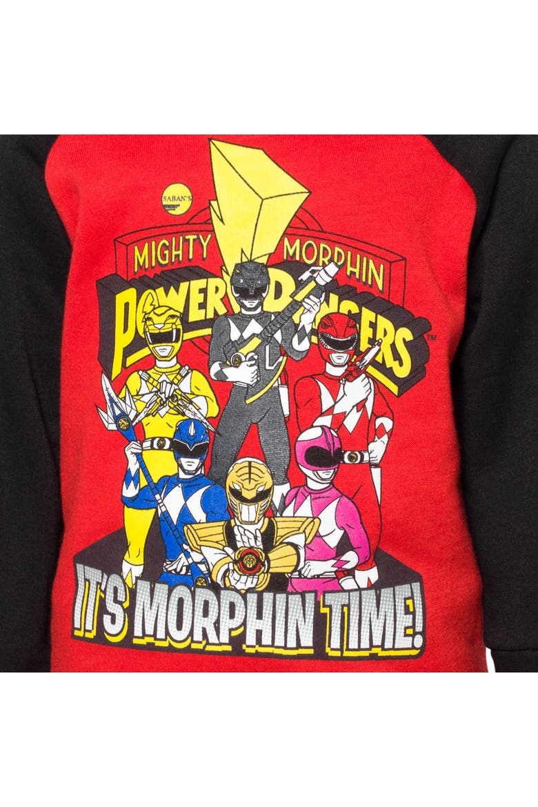 Fleece 2-Piece Hoodie and Pants Set, Alternate, color, Power Rangers Red