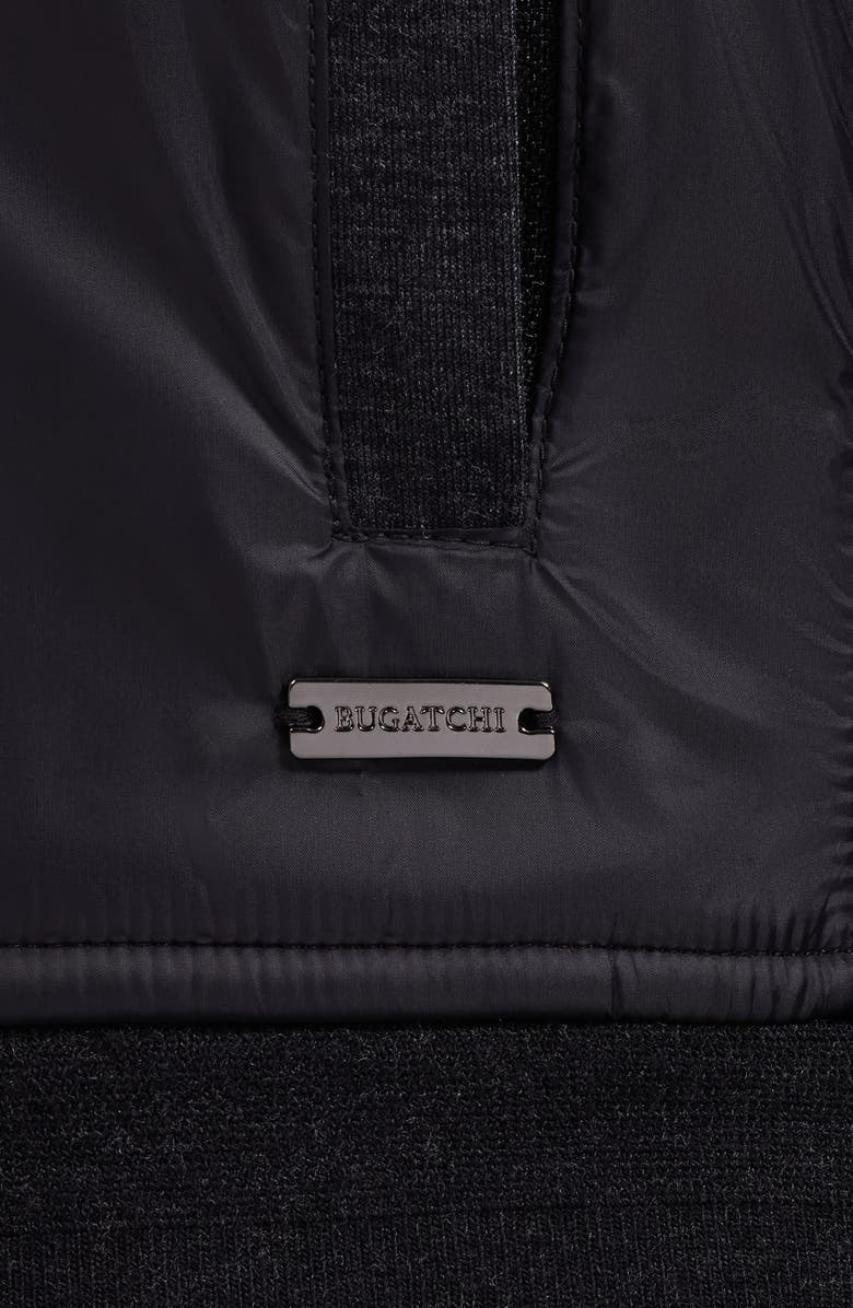 Bugatchi Soft Touch Knit Vest, Alternate, color, Black