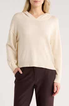 MAX STUDIO Hooded Pullover Sweater