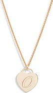 Set & Stones Alice Initial Heart Pendant Necklace