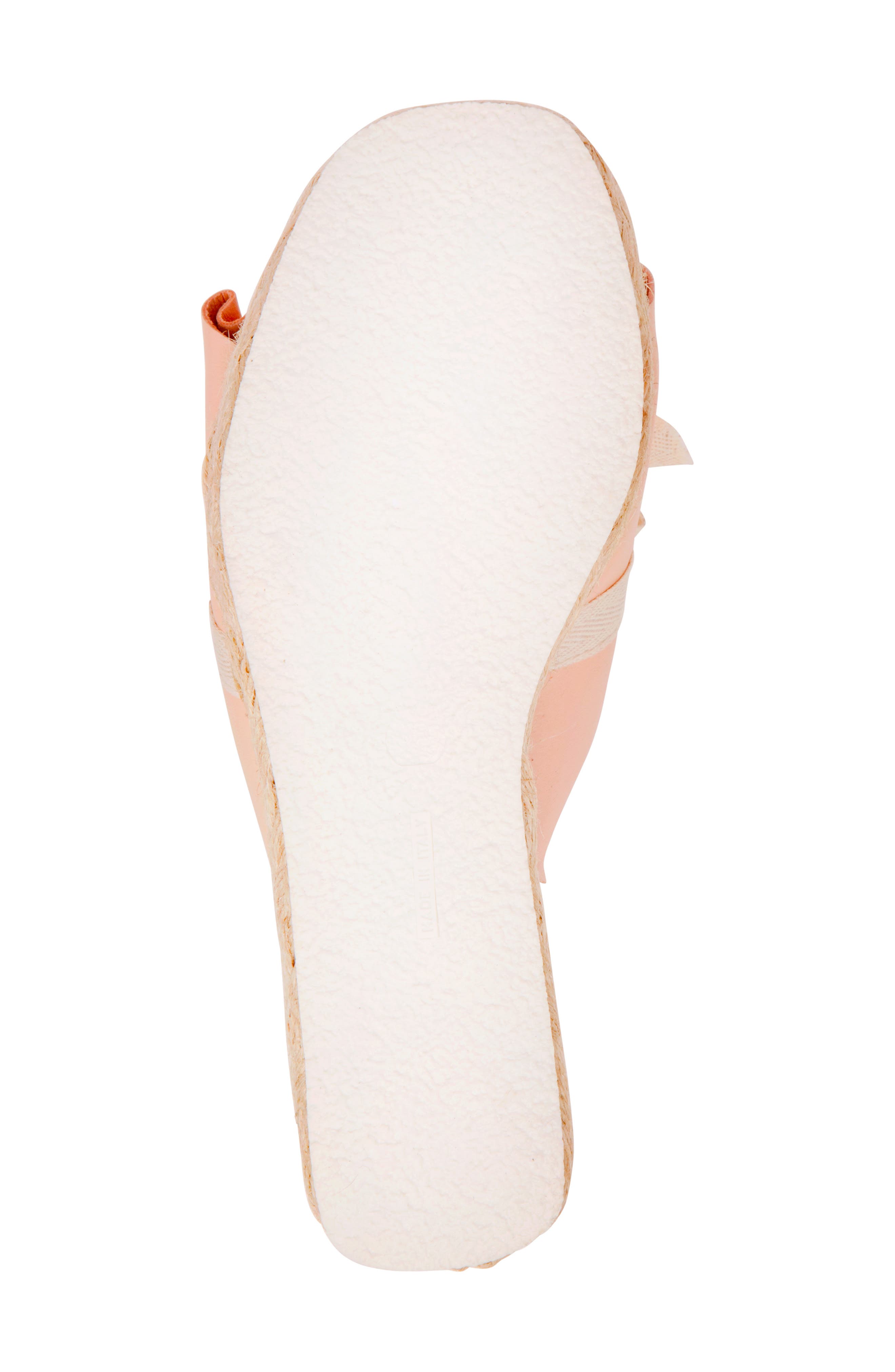 Noelle Espadrille Platform Wedge Slide Sandal, Alternate, color, LIGHT PINK