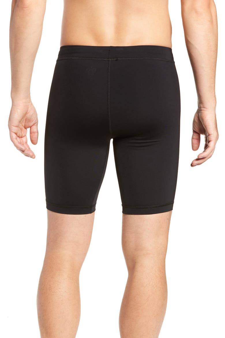 Warrior Compression Shorts, Alternate, color, JET BLACK
