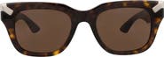 McQueen 51mm Square Sunglasses