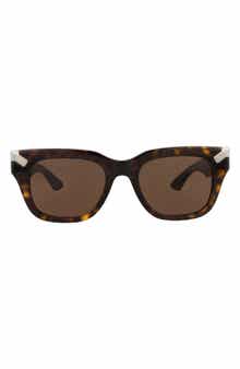 McQueen 51mm Square Sunglasses