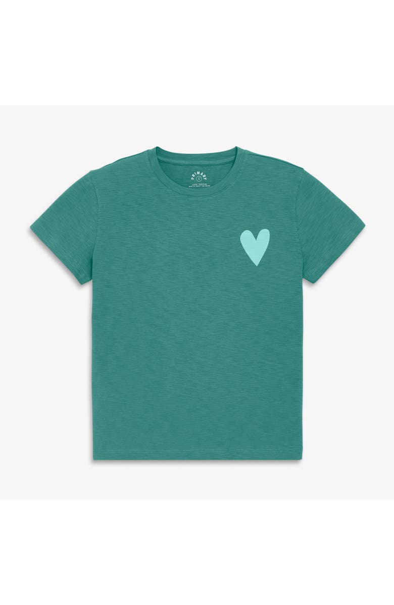 Primary Adult Heart Easy Tee, Main, color, Sunwashed Teal Heart
