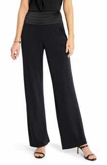 NIC+ZOE Cummerbund Waist Crepe Pants