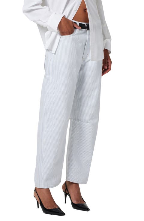 Miro Stripe Barrel Jeans
