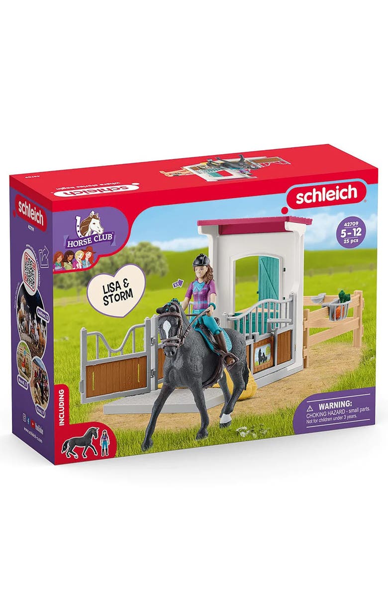 Schleich Horse Club Horse Box Lisa & Storm, Figurine Playset, Kids, Alternate, color, Multicolored
