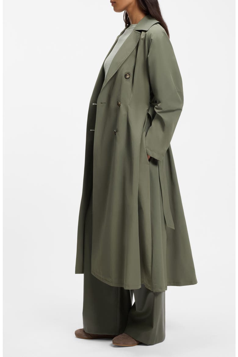 Calili Trench Coat, Alternate, color, TEA LEAF