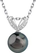The Pearl Source Tahitian South Sea Pearl & Diamond Belissima Pendant