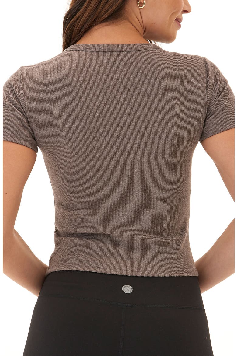 Guadalupe Brushed T-Shirt, Alternate, color, HEATHER ESPRESSO