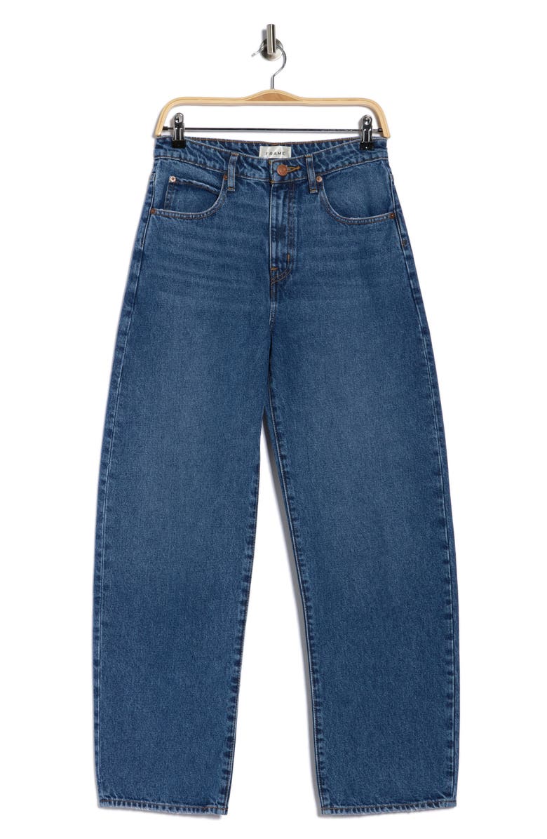 FRAME High Waist Barrel Jeans, Alternate, color, Curse