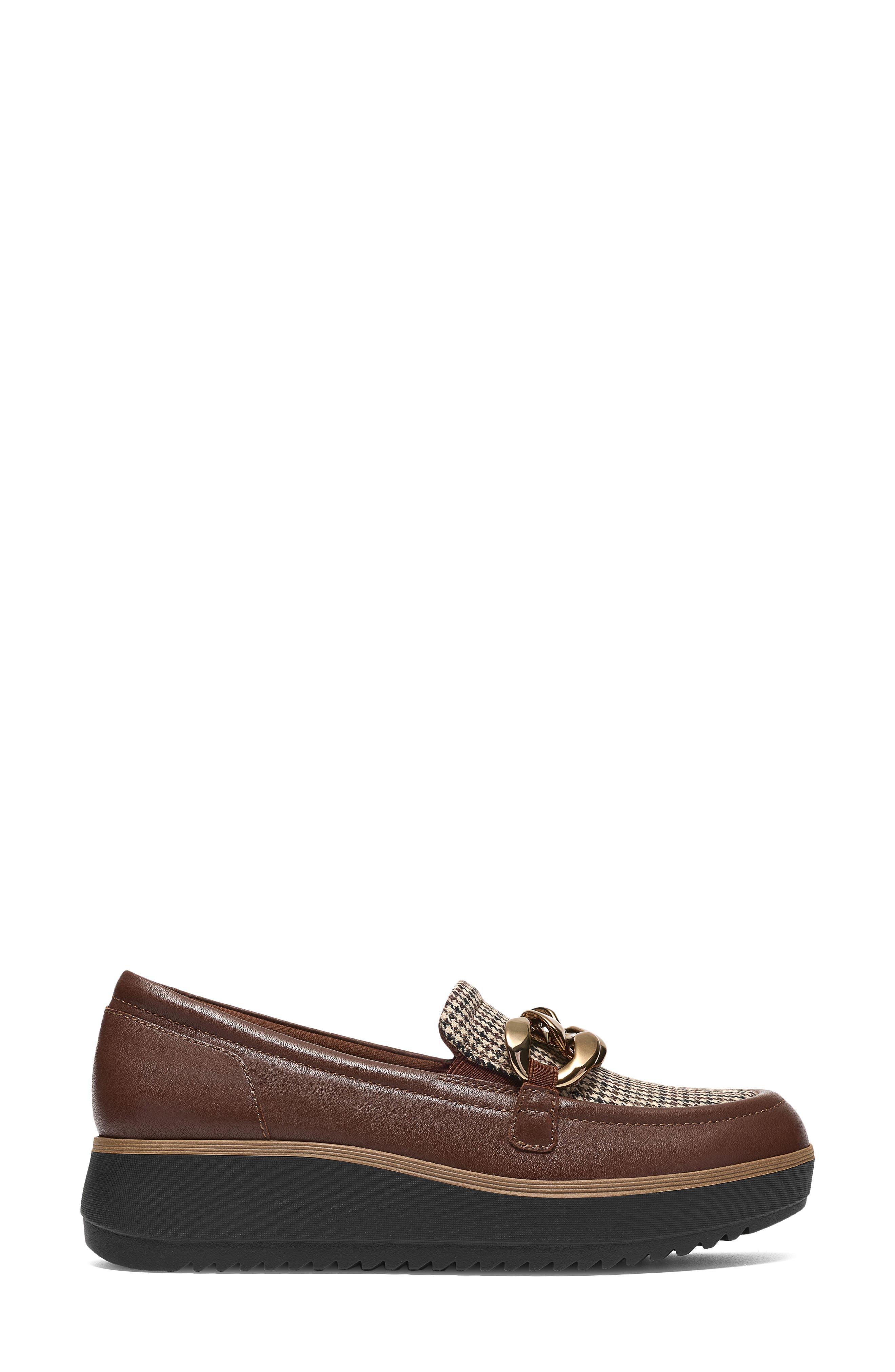 Zylah May Chain Wedge Loafer, Alternate, color, BRITISH TAN COMBI