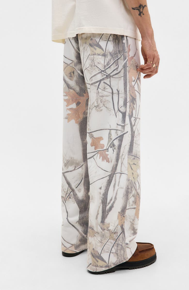 BDG Urban Outfitters Camo Wide Leg Sweatpants, Alternate, color, White
