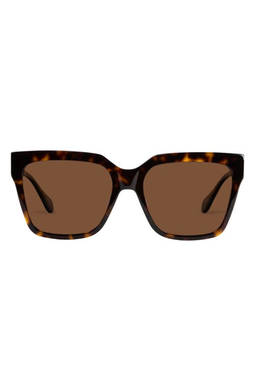 Mohala Eyewear Hana 55mm Low Bridge Medium Width Polarized Square Sunglasses