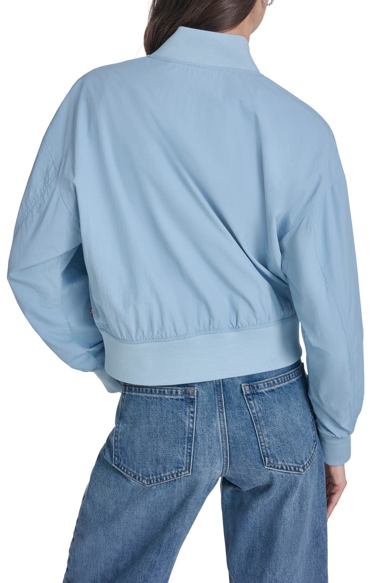 Relaxed Bomber Jacket, Alternate, color, GLACIER BLUE