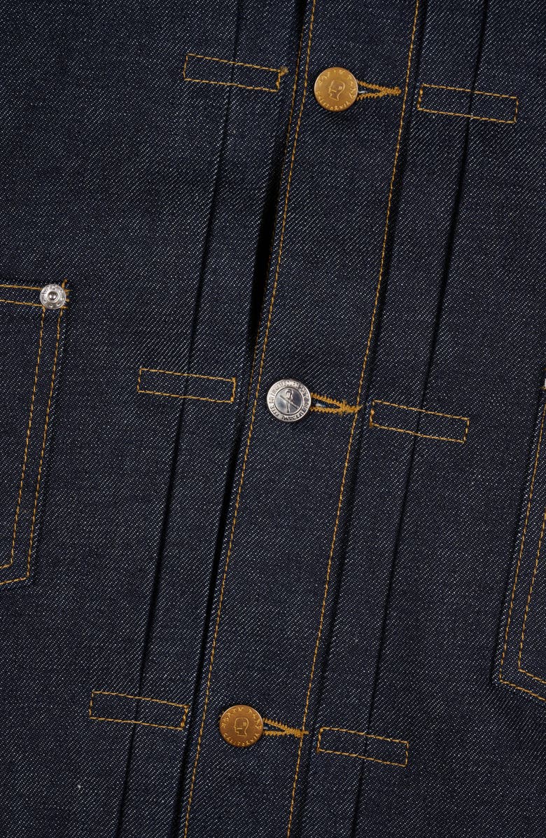 Brain Dead Selvedge Denim Jacket, Alternate, color, Indigo