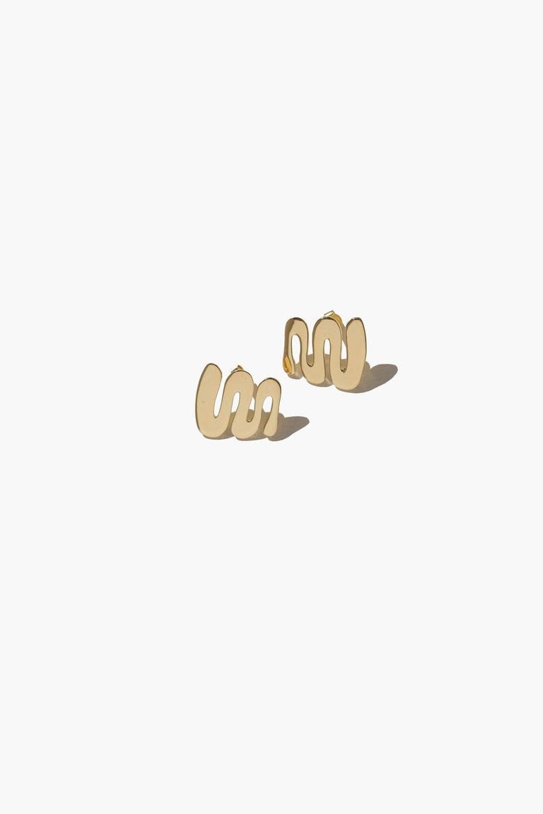 Organica Earrings, Main, color, Gold Vermeil