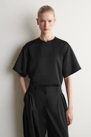 COS Oversized Satin T-shirt