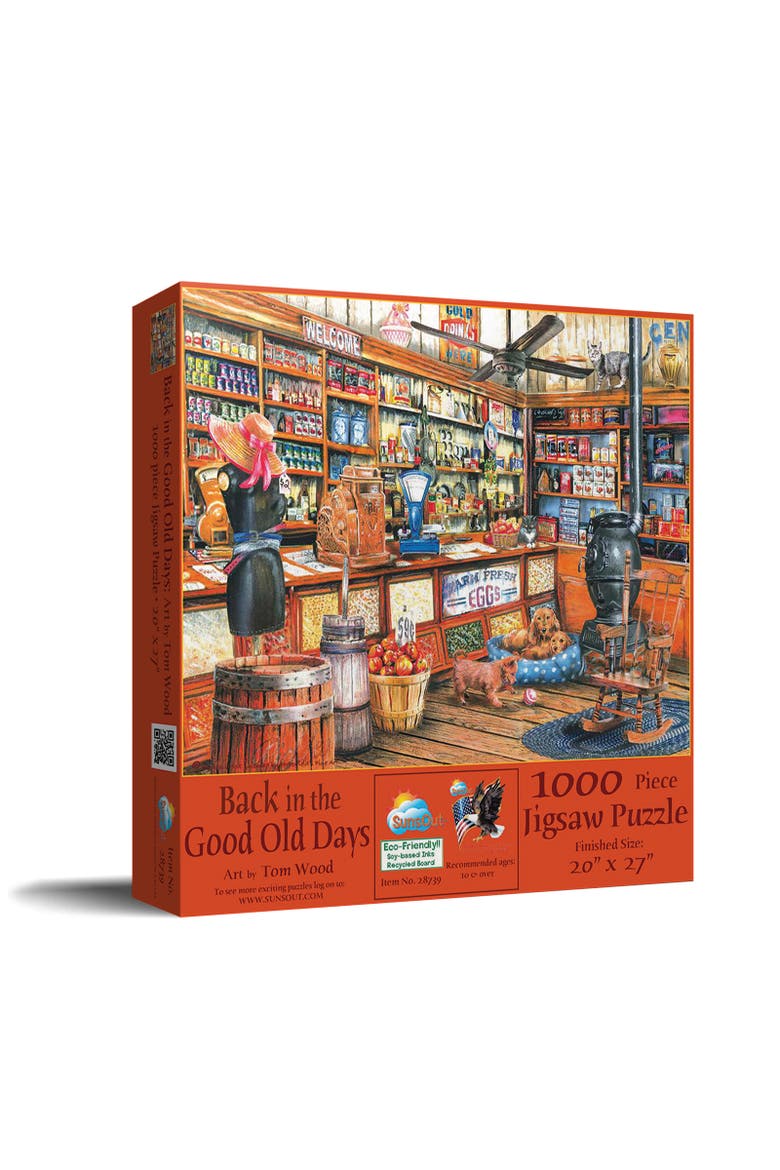 Back in the Good Old Days 1000 piece Jigsaw Puzzle for Adults, Main, color, Multicolor
