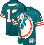 Mitchell & Ness Youth Mitchell & Ness Dan Marino Aqua Miami Dolphins 1984 Throwback Fashion Jersey