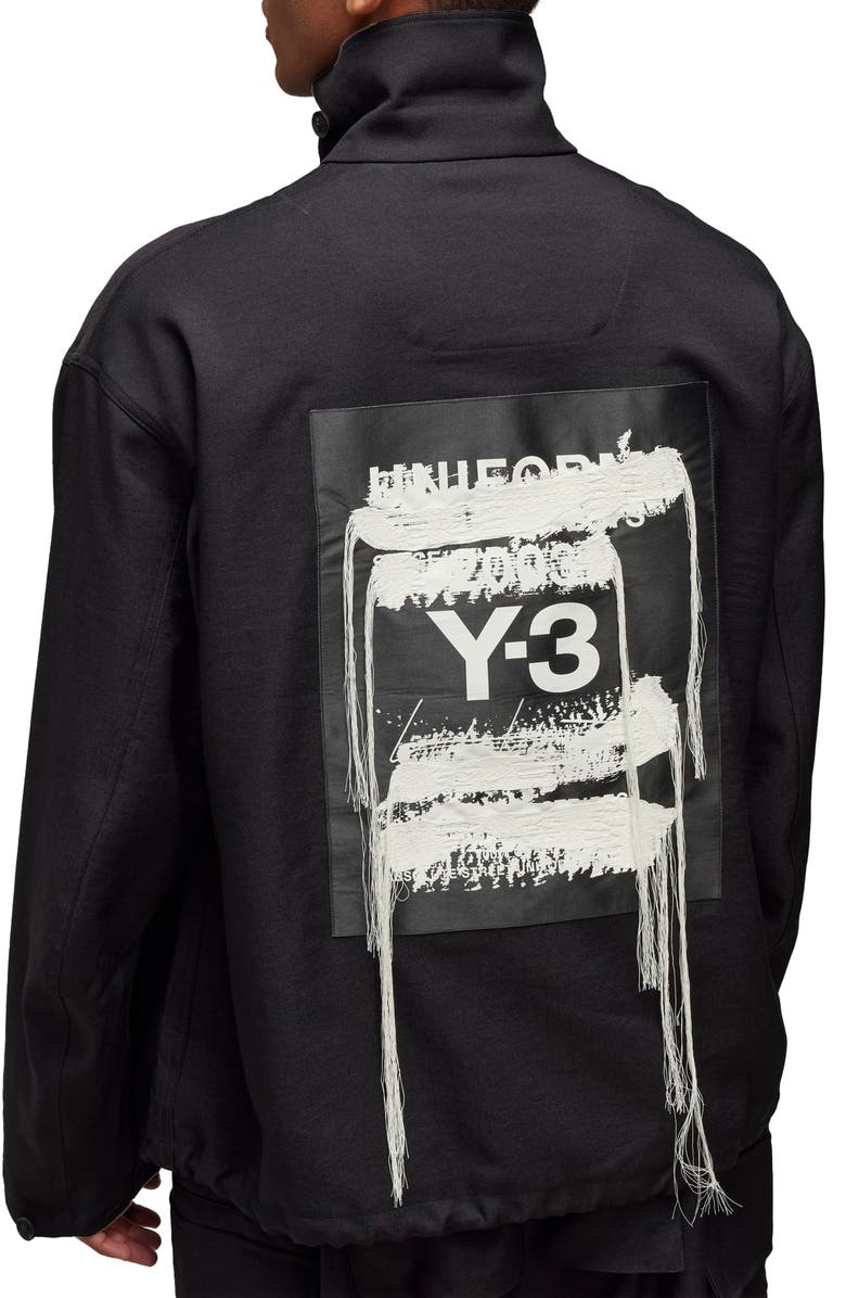 Y-3 Sport Uniform Patch Jacket, Alternate, color, 