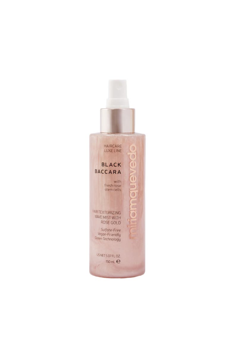 Miriam Quevedo Black Baccara Hair Texturizing Wave Mist With Rose Gold, Main, color, NO COLOR